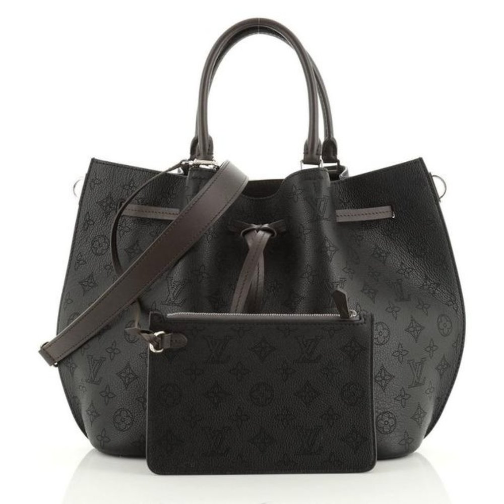 Louis Vuitton Girolata Mahina Noir Handbag